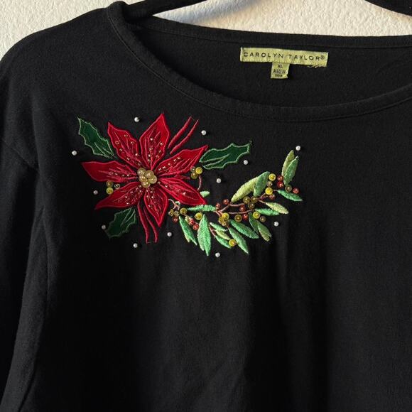 Vintage black long sleeve shirt - Picture 2 of 4